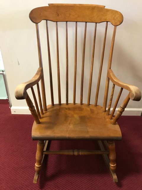 Antique S. Bent & Bros. Colonial Rocking Chair | Mom's Antiques & Treasures