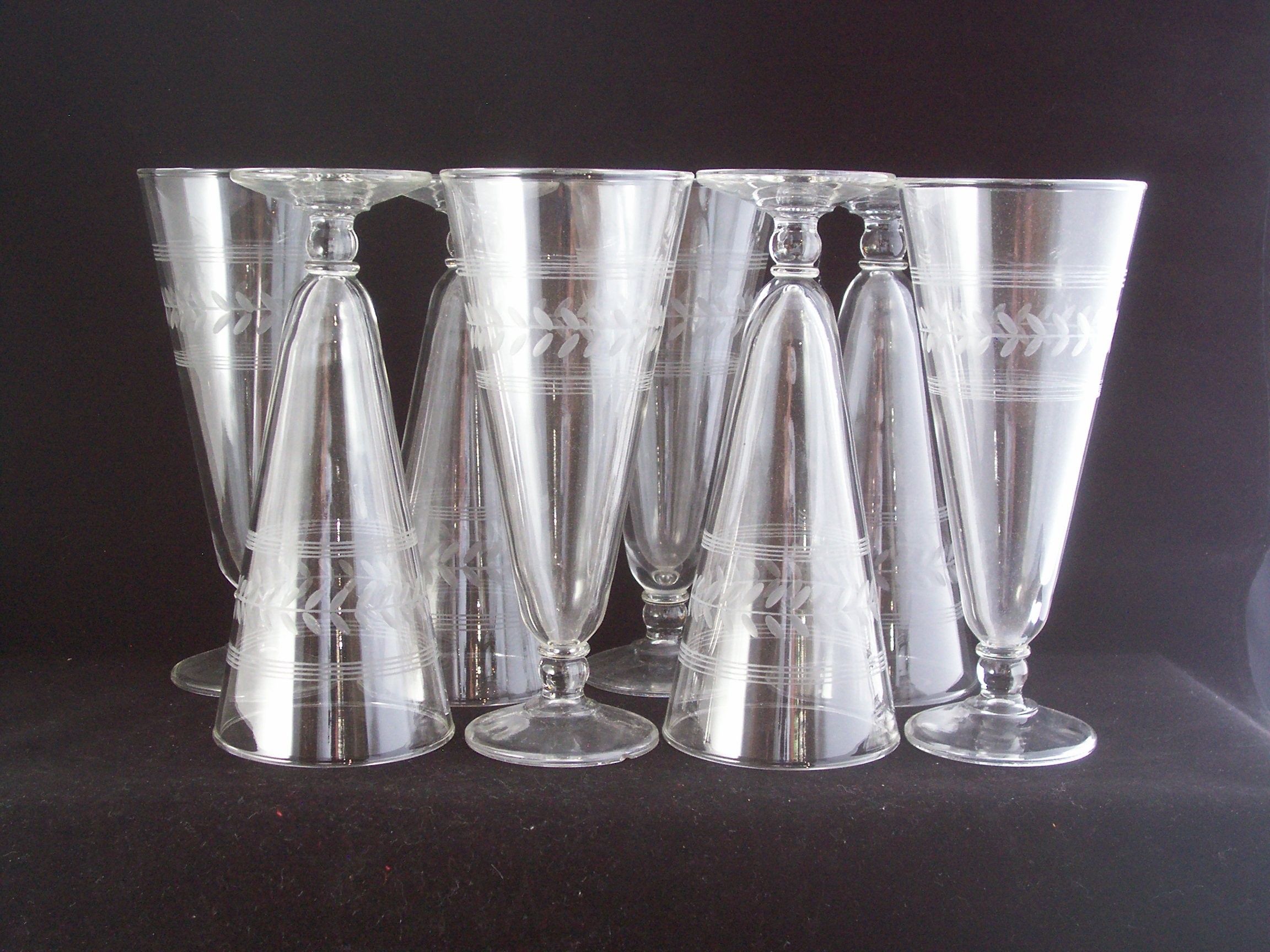 Pilsner Drinking Glasses, Set of 8