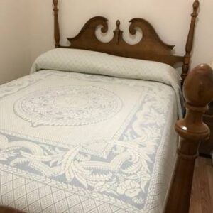 Heywood Wakefield Low Poster Bed Frame