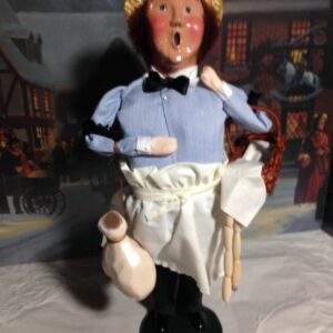 Byers' Choice Butcher with Ham Hock, 1995, Retired