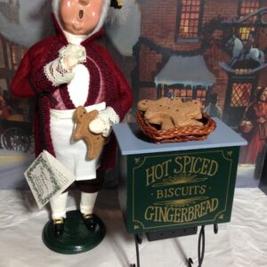 Byers' Choice Gingerbread Vendor with Oven, 1996 Retired