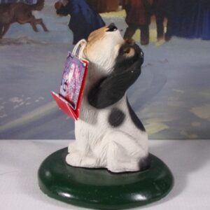Byers' Choice Hound with Gift Bag, 1992