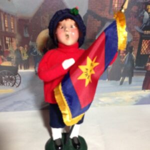 Byers' Choice Salvation Army Boy with Flag, 1997