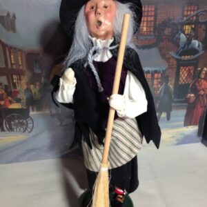 Byers' Choice Halloween Witch with Broom, 2001